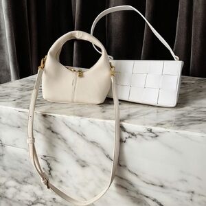 CALL IT SPRING & PIXIE MOOD White Cream Purses BUNDLE LOT X 2 NEW Great Gifts!!